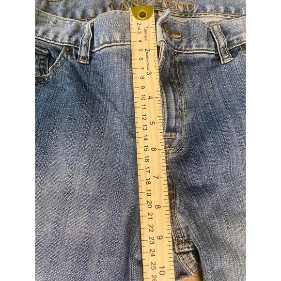 Lands' End Women’s Size 12 Bootcut Jeans Medium Wash Stretch Denim - Picture 6 of 8